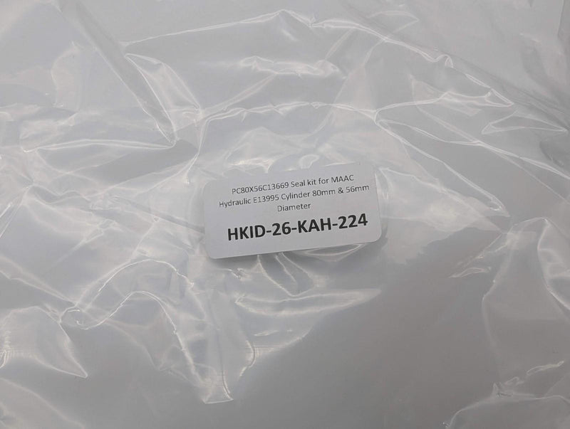 PC80X56C13669 Seal kit for MAAC Hydraulic E13995 Cylinder 80mm & 56mm Diameter 8