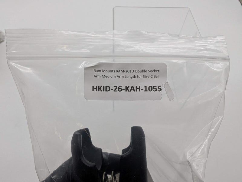 Ram Mounts RAM-201U Double Socket Arm Medium Arm Length for Size C Ball