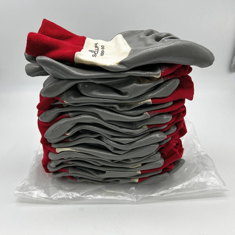 Showa 4000P Cut and Oil Resistant Gloves Size 10 Large Nitrile Palm 12 Pairs 7