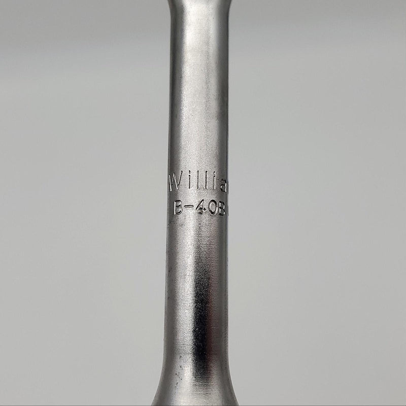 Williams Snap-on B-40B 3/8" Drive Breaker Bar 8-9/16"L Knurled Grip Handle USA 2