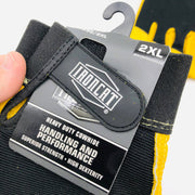 Ironcat 86350 Cowhide Leather Gloves 2XL Hvy Duty Mechanics Hook Loop 3 Pairs 5