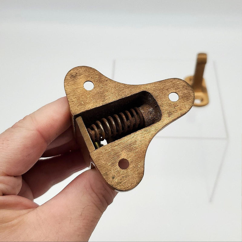 Glynn Johnson Door Holder & Stop Satin Bronze W43X 2-1/4"L USA Made NOS 3