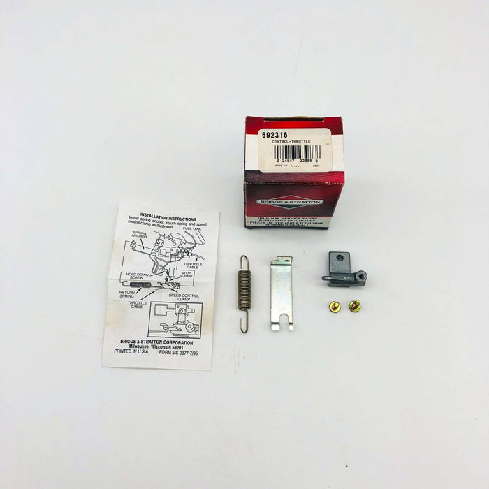 Briggs and Stratton 692316 Throttle Control OEM NOS Replaces 492342 4