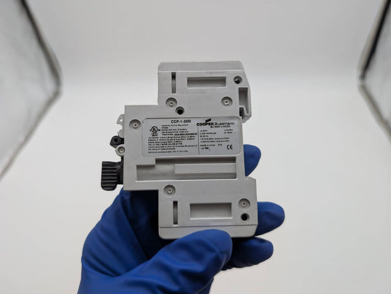 Bussmann CCP-1-30M Fusible Disconnect 30A 600V Single Pole Midget Breaker 2