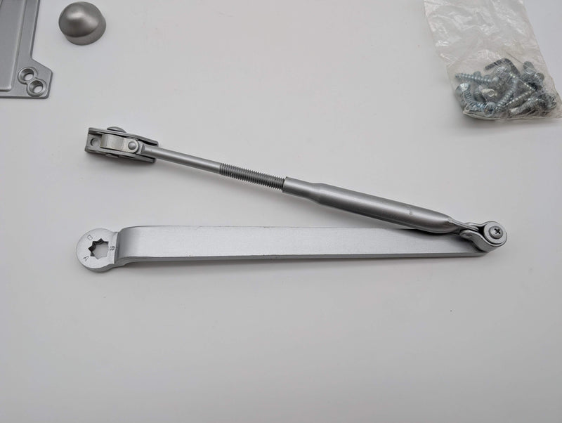 Yale 51BFDL Door Closer Tri-Style Non-Hold Open Reversible Aluminum Finish