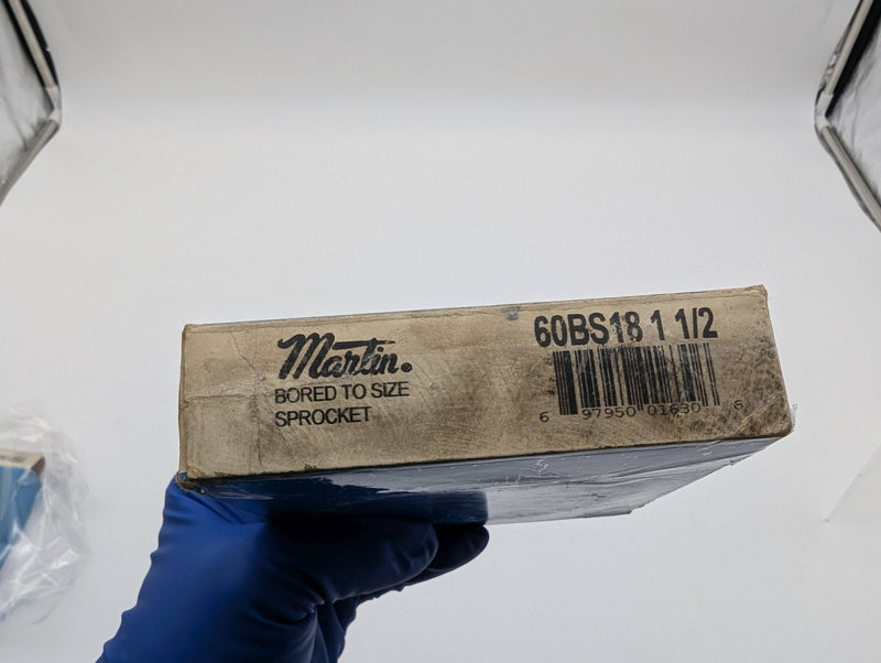 Martin 60BS18 1 1/2 Roller Chain Sprocket 1-1/2" Bore 18 Teeth 3/4" Pitch 4