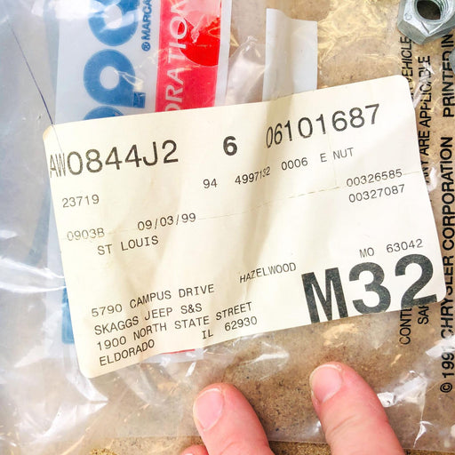 Mopar 06101687 Nut for Front Stabilizer Bar Link OEM NOS 1994-96 Jeep Cherokee 2