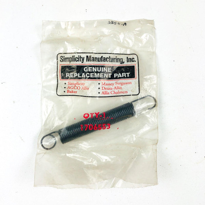 Simplicity 1706553 Spring Extension .631ODX OEM NOS Replaced by 1706553SM