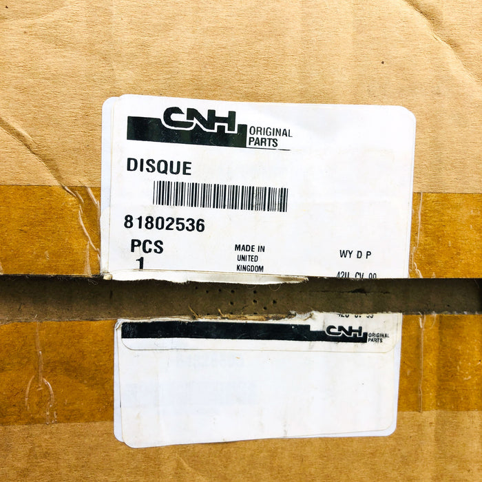 CNH 81802536 Clutch Friction Plate Disc OEM New Old Stock NOS Open 12