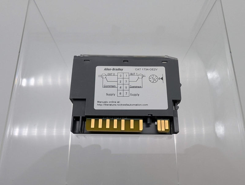 Allen Bradley 1734-0E2V 2 Point Analog Output Module 24 VDC DIN Rail Mount 3