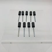 Modern Abrasives 04775 Mounted Point 3/8 x 3/4 Vitrified 1/8 Shank Medium AO 9pk 5