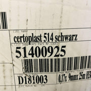 4x Certoplast 514 Pressure-Sensitive Adhesive Tape Fabric 9mm x 25m Wiring Cable 2