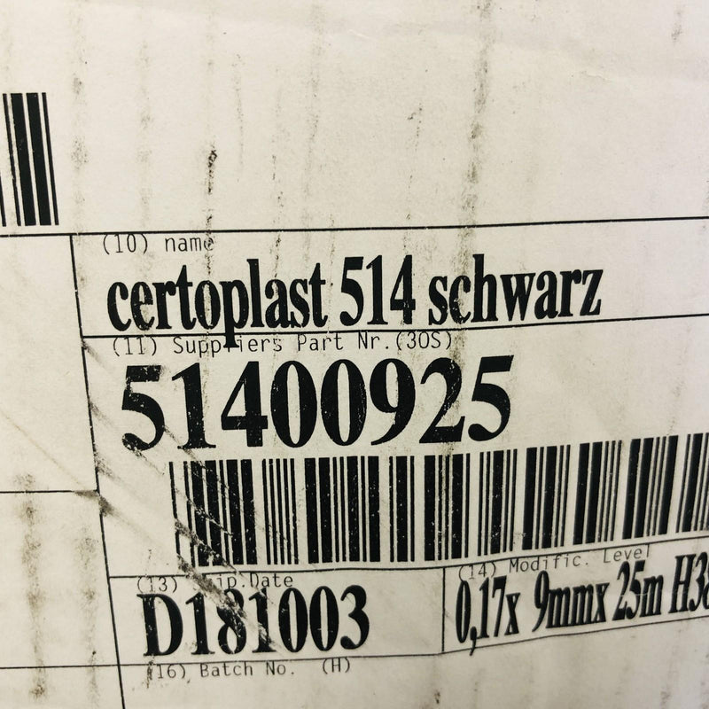 4x Certoplast 514 Pressure-Sensitive Adhesive Tape Fabric 9mm x 25m Wiring Cable 2