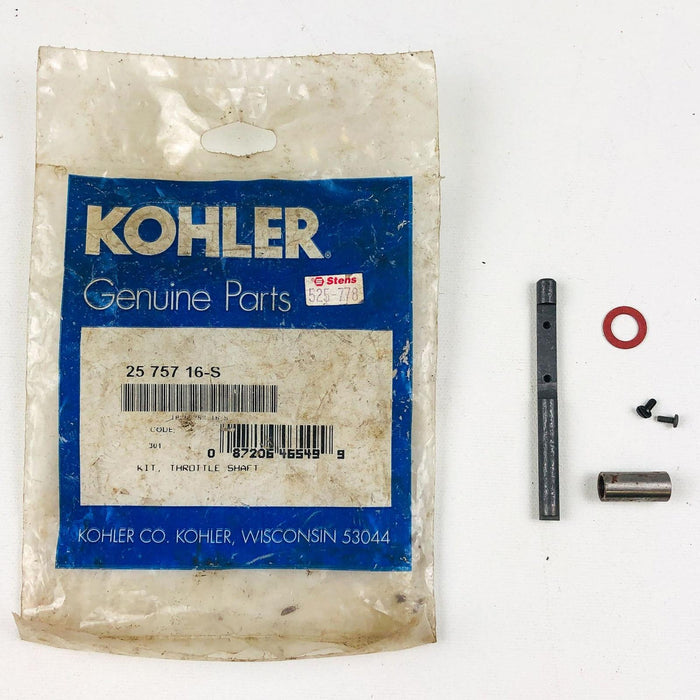 Kohler 2575716S Kit Throttle Shaft OEM NOS 25 757 16-S Engine Parts Incomplete 1