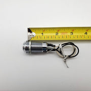 Adecmo 2174-70 Shunt Lock Momentary Switch 1-3/8" x 0.70" D w Leads Keyed Alike 6