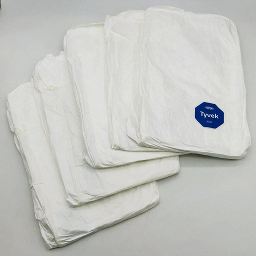 Dupont Tyvek 400 Chemical-Resistant Coverall 4XL White TY125SWH4X002500 5pk 1