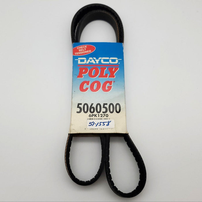 Dayco 5060500 Serpentine Belt 0.82" Width 50" Length 6 Rib Poly Cog 1