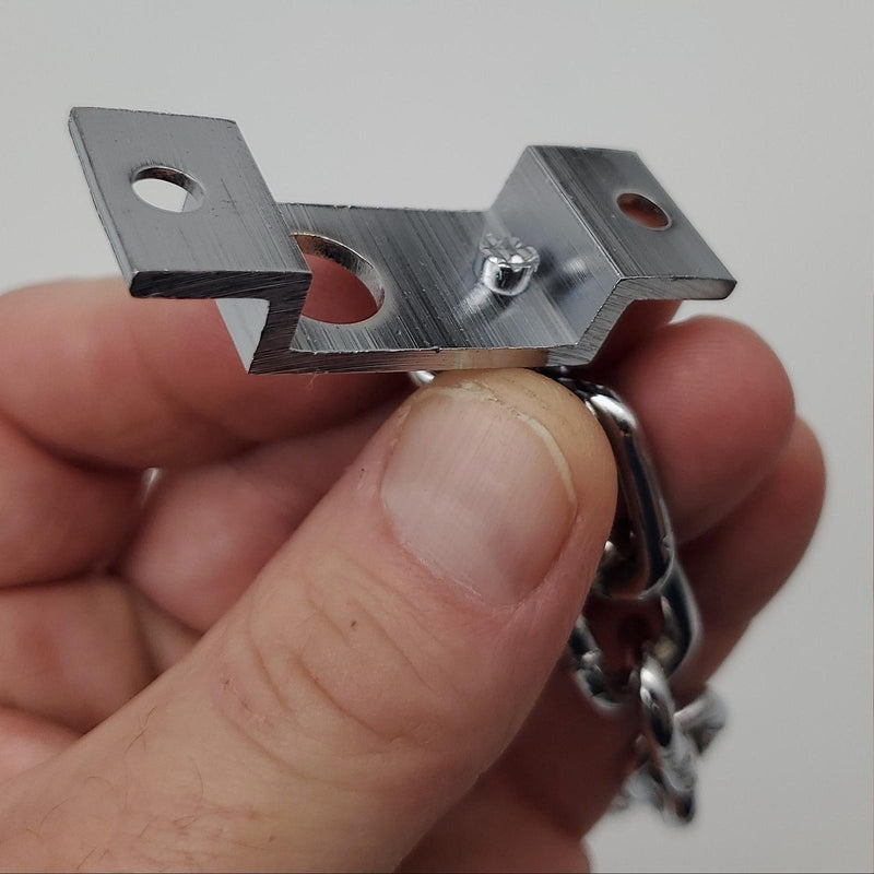 Loxem Solid Brass Door Chain Polished Chrome Finish No 1861 Extends Up to 3in 3