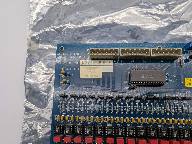 Facts Inc A-A88.00-4 Rev 4 I/O Board 32 Inputs AMS39050006 for Facts 4RC Machine 2