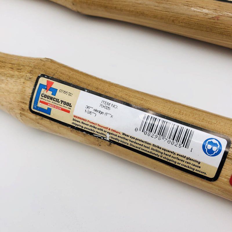 4x Council Tool 70-025 Replacement Handle Hickory 36in Sledge Replaced 70-36SL-B 2