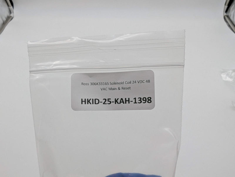 Ross 306K33165 Solenoid Coil 24 VDC 48 VAC Main & Reset 5