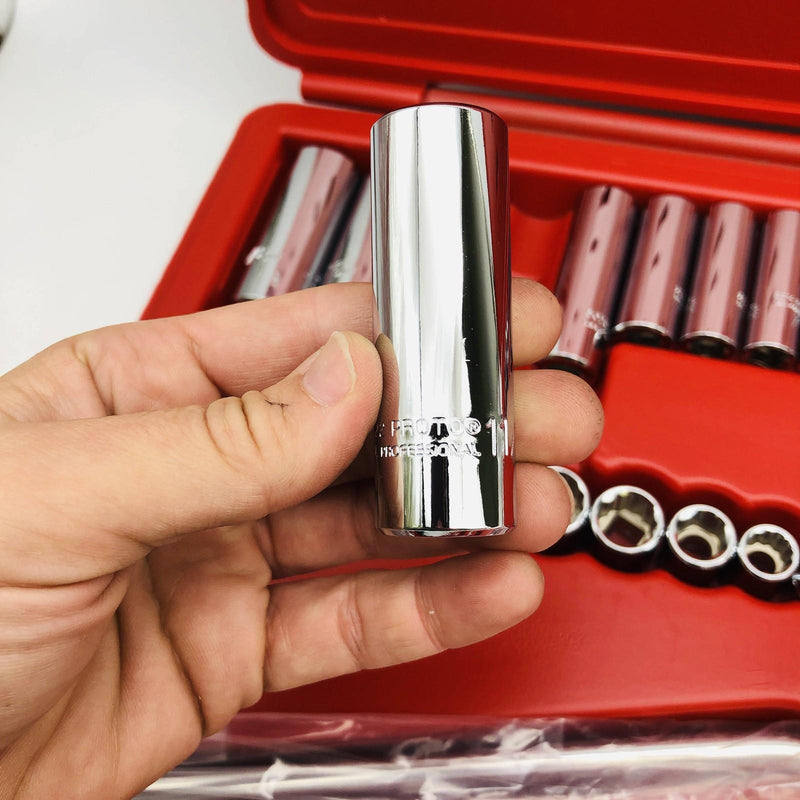 Stanley Proto J52138 Socket Set Combination 3/8 Drive 12PT Imperial 33PC 8