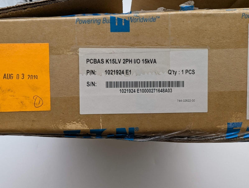 Eaton 1021924 E1 PCBAS K15LV 2PH I/O 15kVA fits 9155 Series 15kVA UPS Platforms