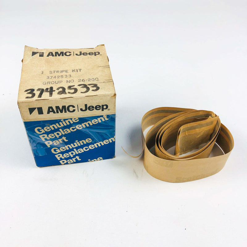 AMC Jeep 3742533 Stripe Kit Decal FF L 1-2U-4 OEM New Old Stock NOS 2
