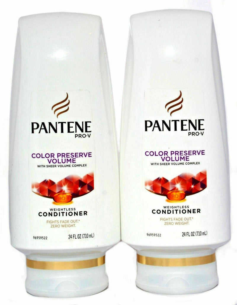 Pantene Pro-V Color Preserve Volume Weightless Conditioner 24 oz. 2 Pack
