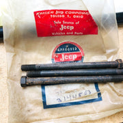 Jeep Kaiser 3144563 Bolt Hex Head Drilled 6-3/8" OEM NOS 2