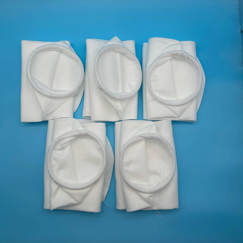 5pk Liquid Filter Sock Bag 50 Micron 7" x 32" Sewn Water Liquid Diesel Oil Dust