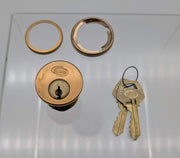 Corbin Mortise Lock Cylinder 1-1/4" Len 6 Pin Satin Bronze 60 Keyway Corbin Cam 1