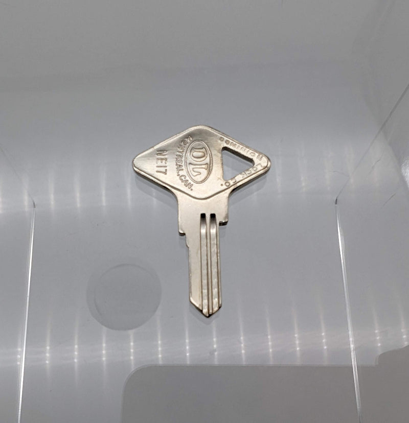 2x Ilco NE17 Key Blanks for Some Vintage Renault Vehicles Nickel Plated