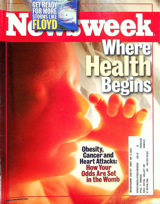 Newsweek Magazine September 27 1999 Hurricane Floyd Destruction Dixie Chicks 1