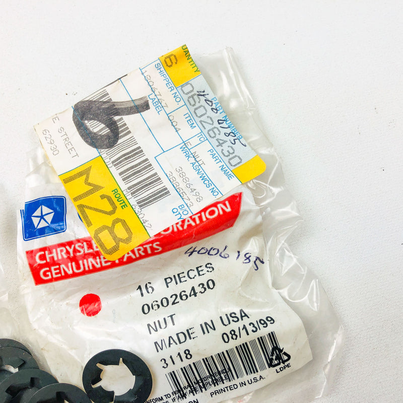 Mopar 4006185 Nut for Brakes OEM NOS 1981-86 Jeep Cherokee Comanche Wagoneer 1ct 10