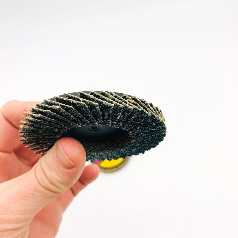 10x CGW Abrasives 30011 Flap Discs 3" Mini Zirconia Quick Change Type R 36 Grit 7