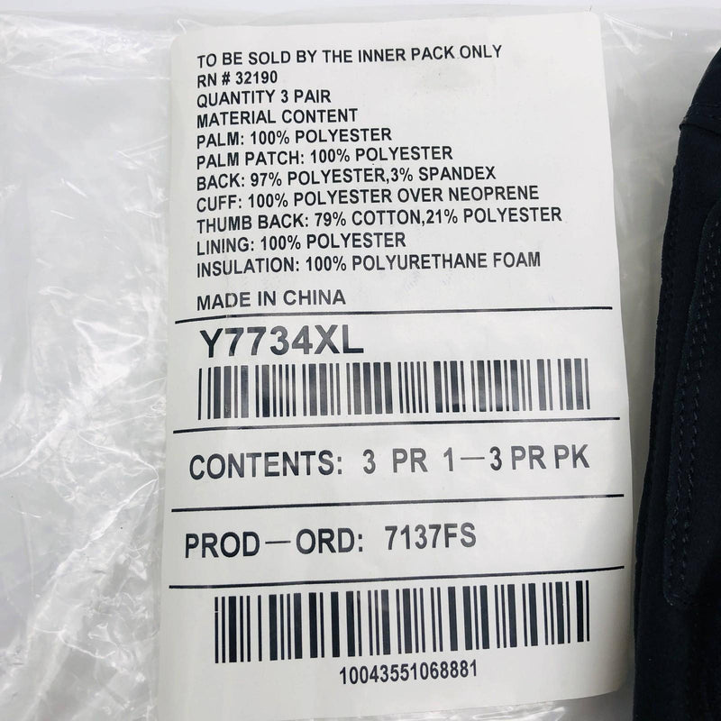 Wells Lamont Y7734XL Winter Work Glove Sz Xl Mechpro Thermal Mechanics 3 Pair 2