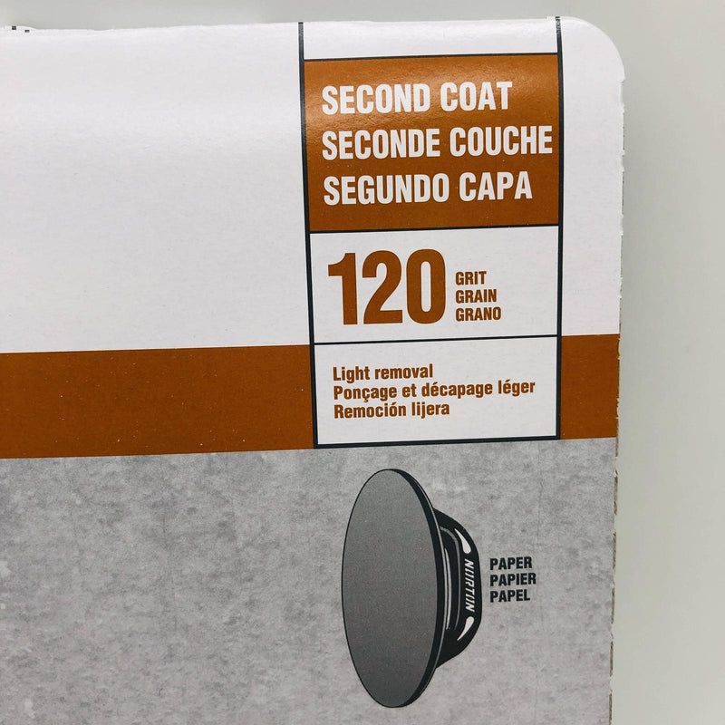 Norton 07660768419 Abra Sanding Disc 9in A296 120G Hook and Loop 15 Discs 3