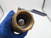 Nibco T-585-70 Ball Valve 2" NPT Bronze Lever Handle Bubble Tight 600 PSI 4