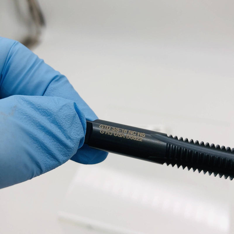 Widia GTD 19285 Straight Flute Tap 3/8-16 Bottoming Right Hand 4 Flutes HSS 4