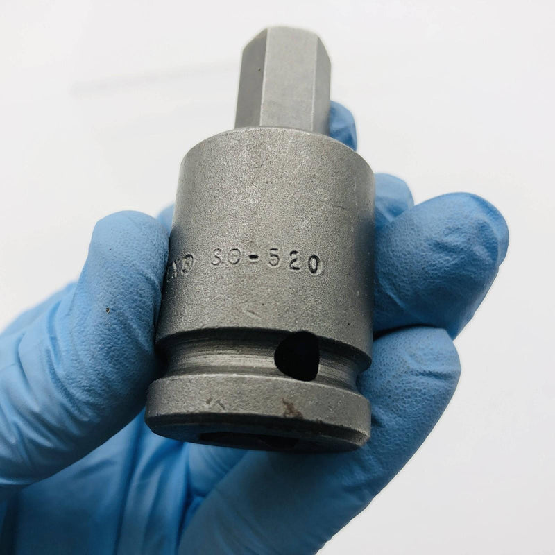 Apex SZ-42 Socket Head Hex-Allen Bit 1/2'' Square Drive 1/2 ML Hex SAE Adapter 3