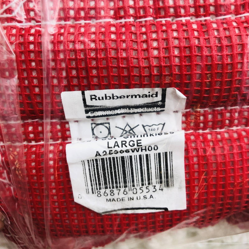 Rubbermaid A25306WH00 Mop Head Large Web Ft Wet Head Shrinkless Cotton 6pk/Case 4