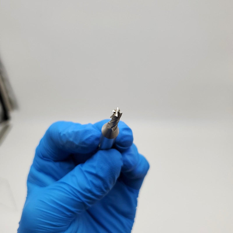 Cleveland 3/16" Square End Mill 1/2" LOC 3/8" Shank 2-3/8" OAL C41245 HG-4 2