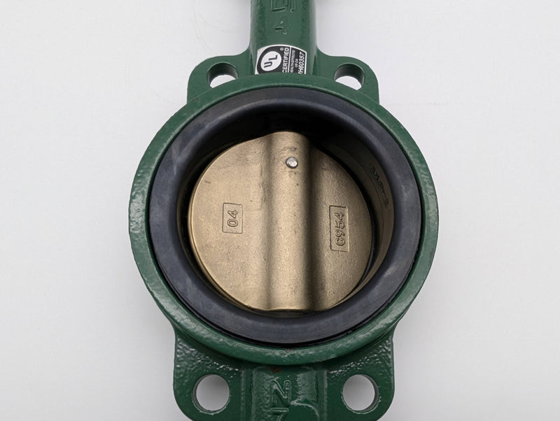 Center Line 4" Butterfly Valve 200 Series Wafer AL BRZ Disc EPDM Seat 200 PSI 4