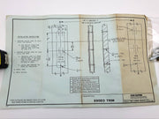 Von Duprin 990EO Exit Only Trim Plate 98 & 99 Exit Devices Polished Brass NOS 7