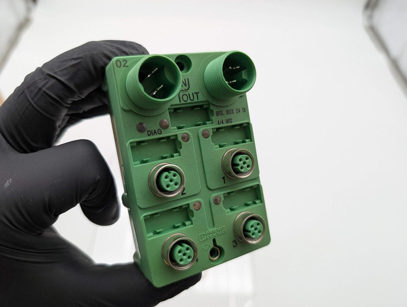 Phoenix contact 2719784 IBSL BOX 24 DI 4/4-M12 INTERBUS Digital Output Module 2