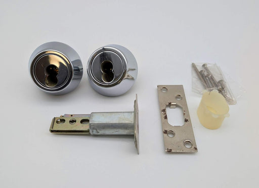 Arrow D42 Double Cylinder SFIC Deadbolt 2-3/4" Backset Polished Chrome Grade 1 1