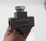 Numatics 5FC3 In Line Flow Control Valve 3/4" NPT 175 PSI Screw Actuator 1