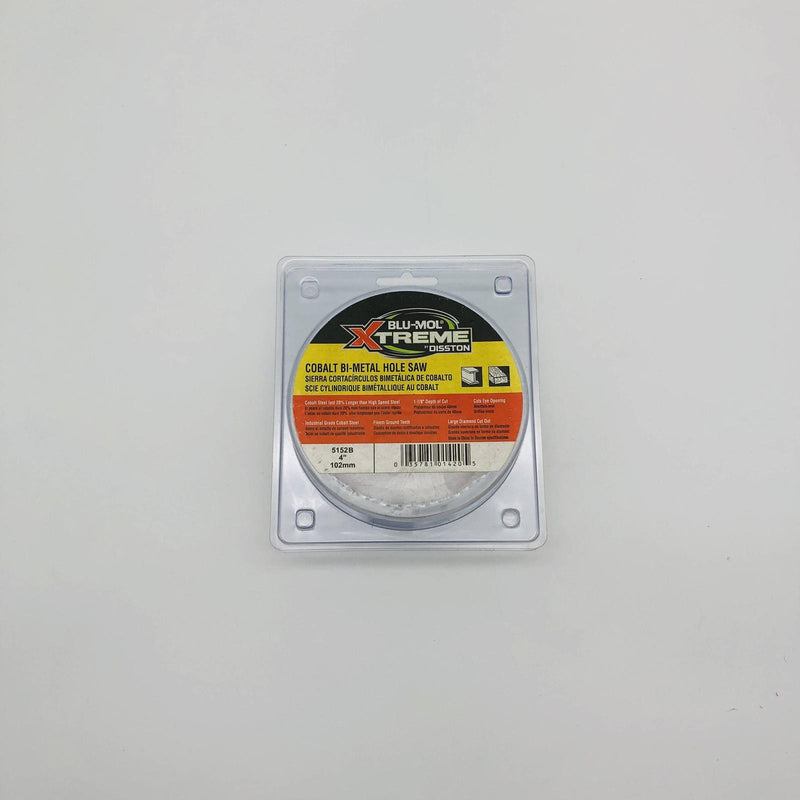 Blu-Mol Xtreme 5152B Hole Saw 4"/102MM Cobalt Bi-Metal 1-7/8" Depth of Cut 5