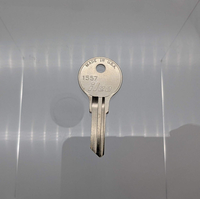 10x Ilco 1557 Key Blanks for Kennedy Toolboxes Nickel Plated 1
